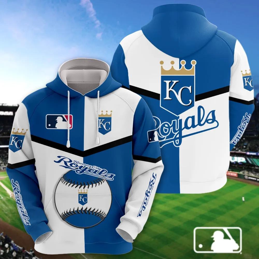 Kansas City Royals 3D MLB All Over Print Hoodie