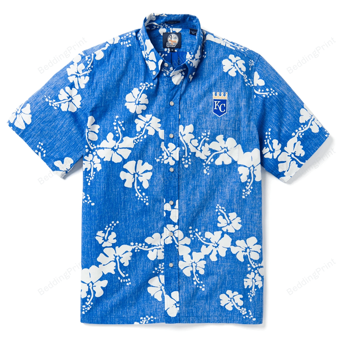 Kansas City Royals 50th State Hawaiian Shirt Tropical Aloha Button Up
