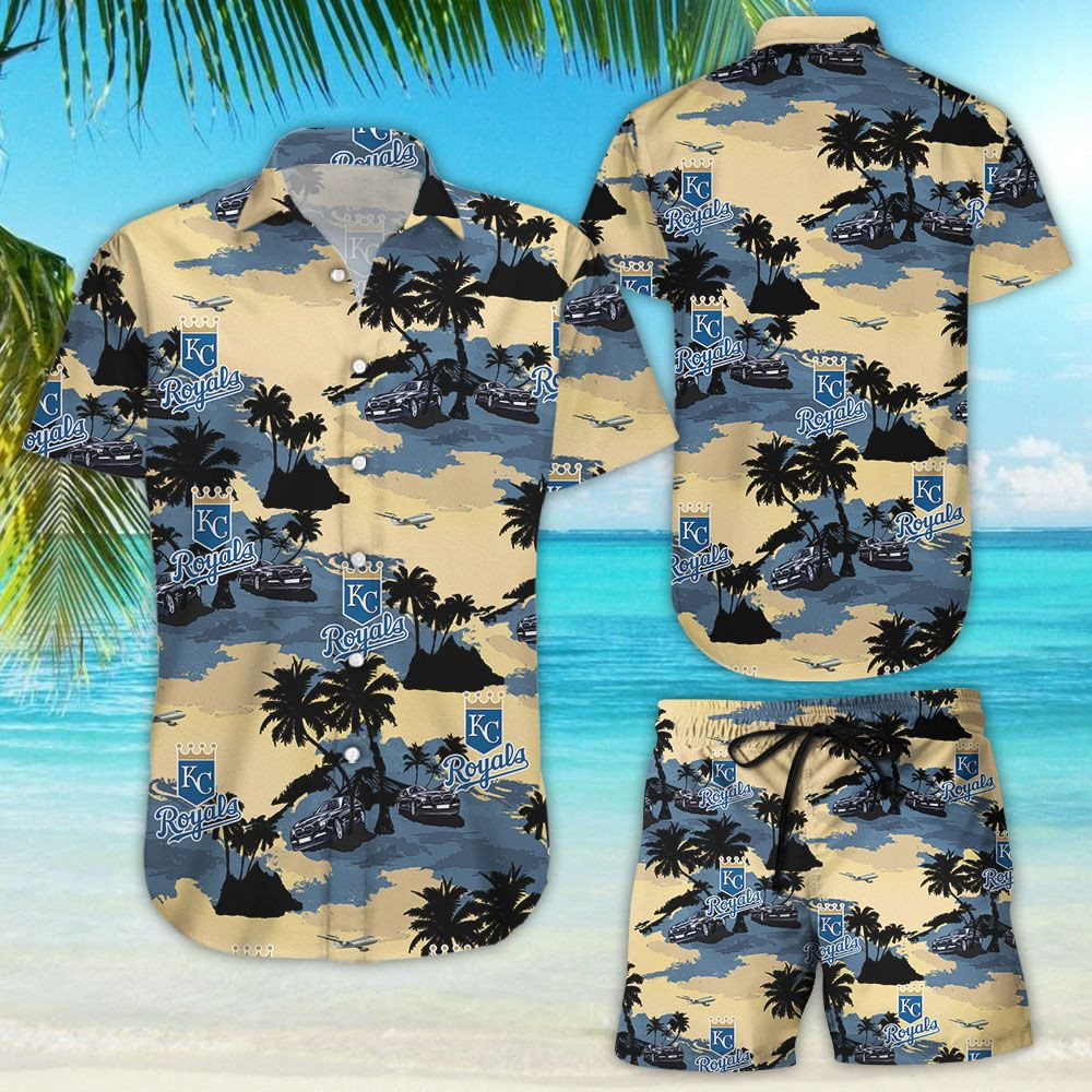 Kansas City Royals Hawaiian Shirt Tropical Aloha Button Up
