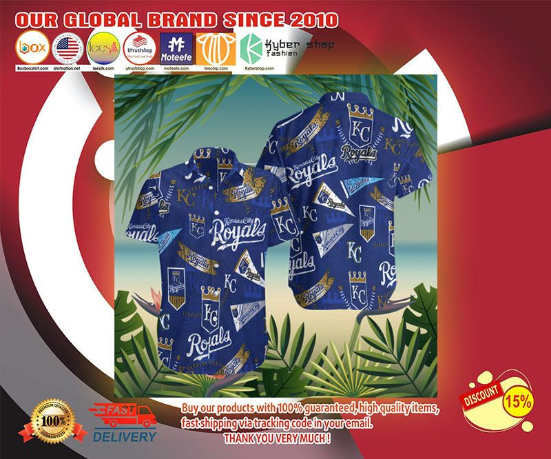 Kansas City Royals Hawaiian Shirt Tropical Aloha Button Up