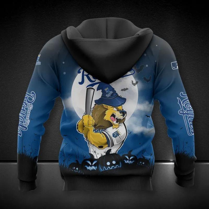 Alternative view of Kansas City Royals Mascot MLB All Over Print Hoodie