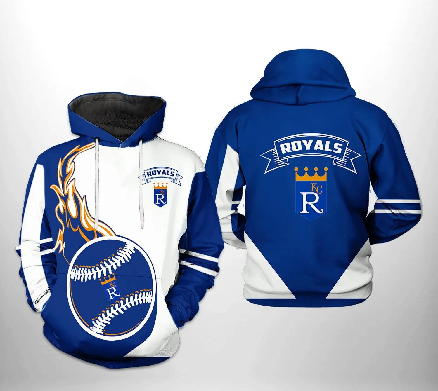 Kansas City Royals MLB Classic 3D MLB All Over Print Hoodie