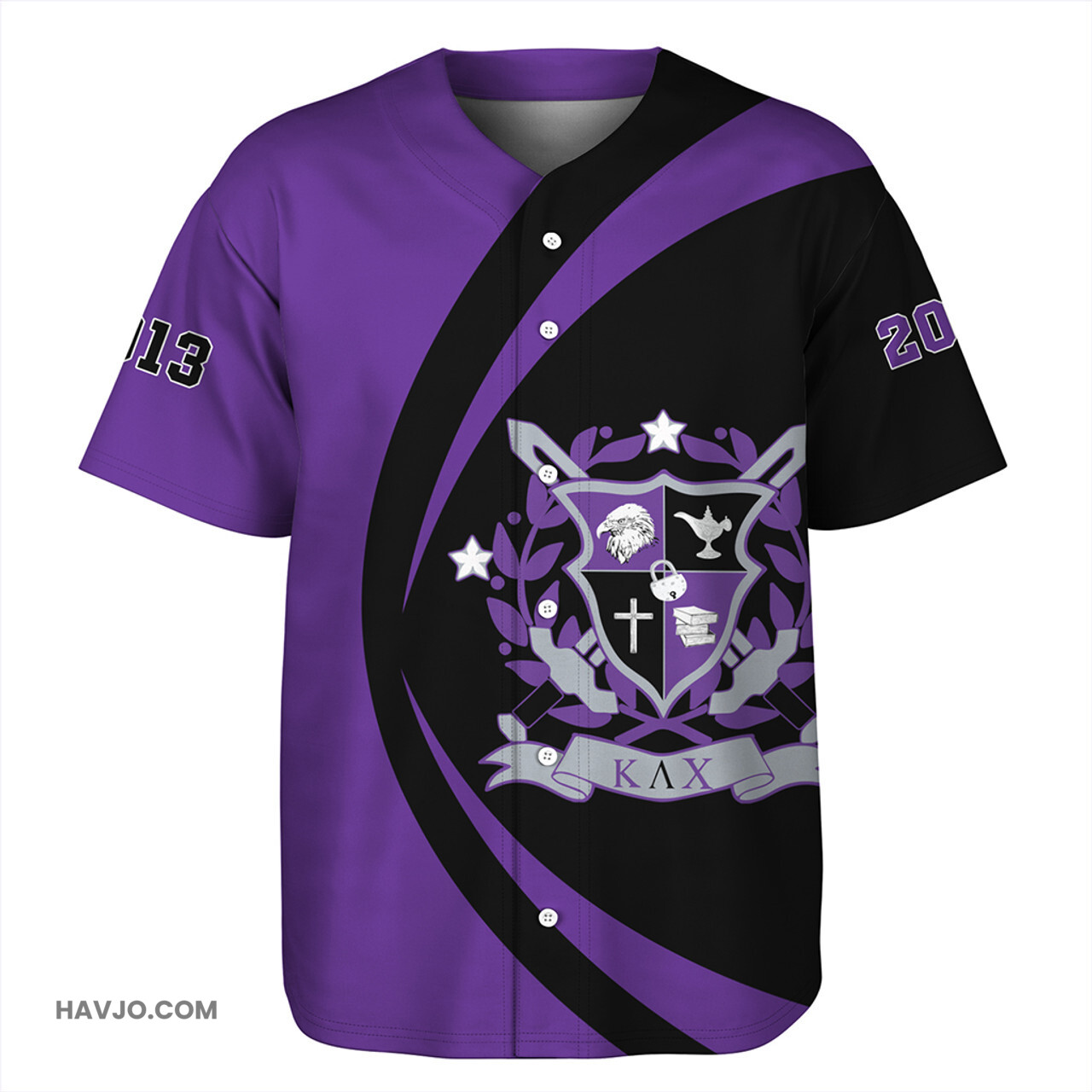 Kappa Lambda Chi Circle Style Baseball Jersey