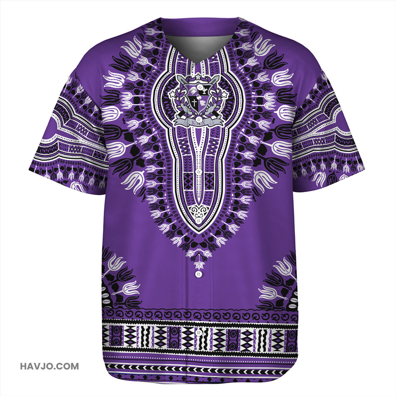 Kappa Lambda Chi Dashiki Baseball Jersey