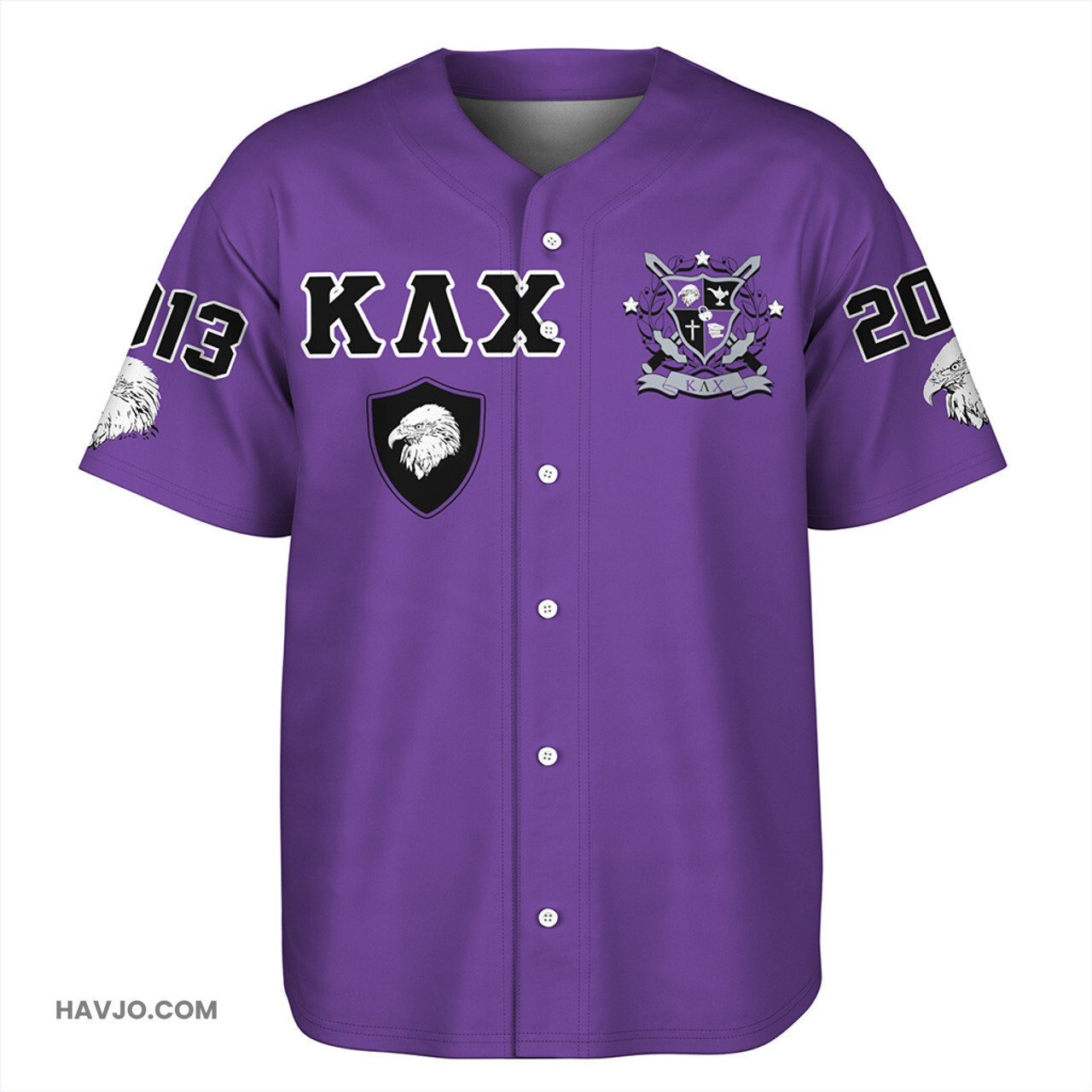 Kappa Lambda Chi Edsel Style Baseball Jersey