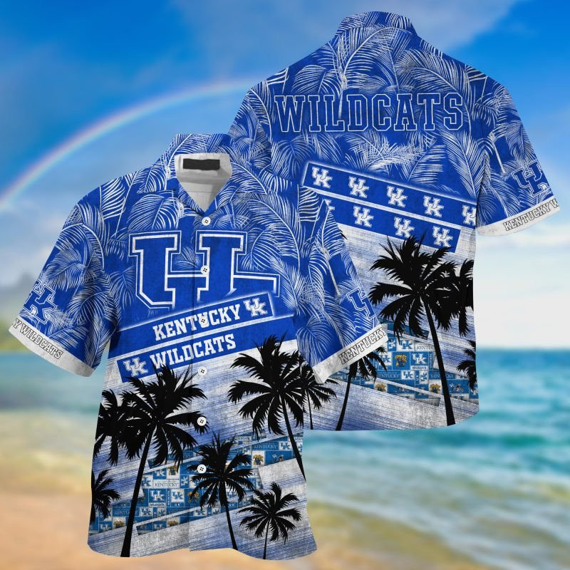 Kentucky Wildcats Ncaa Trending Summer Hawaiian Shirt Tropical Aloha Button Up