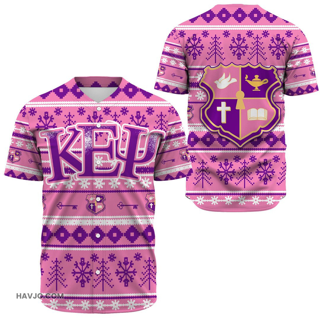 Kep Letter Christmass Baseball Jersey