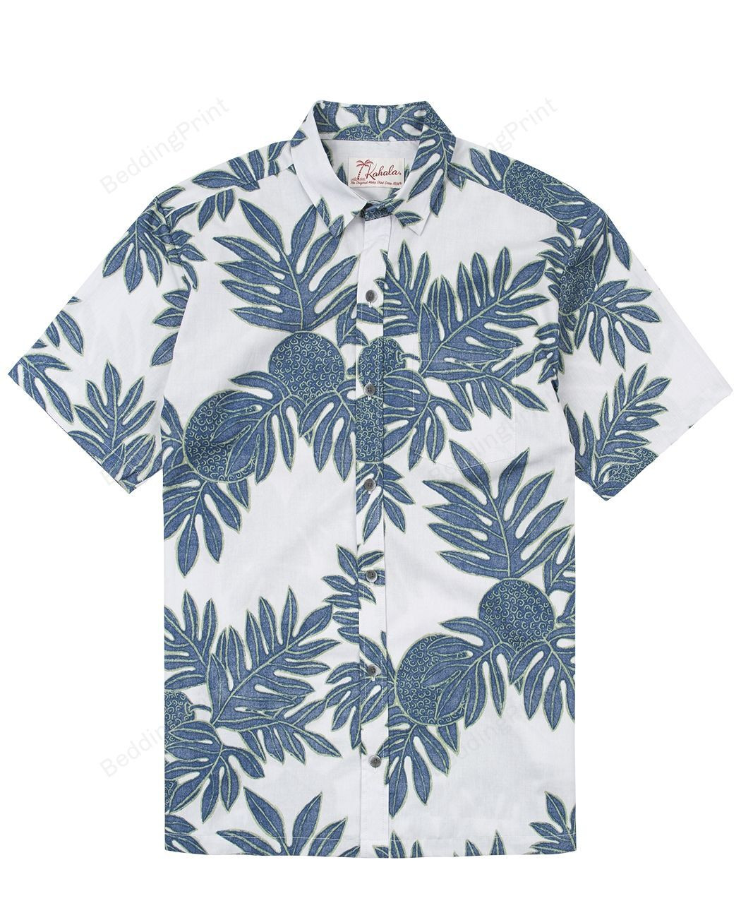 Laiaulu Hawaiian Shirt Tropical Aloha Button Up
