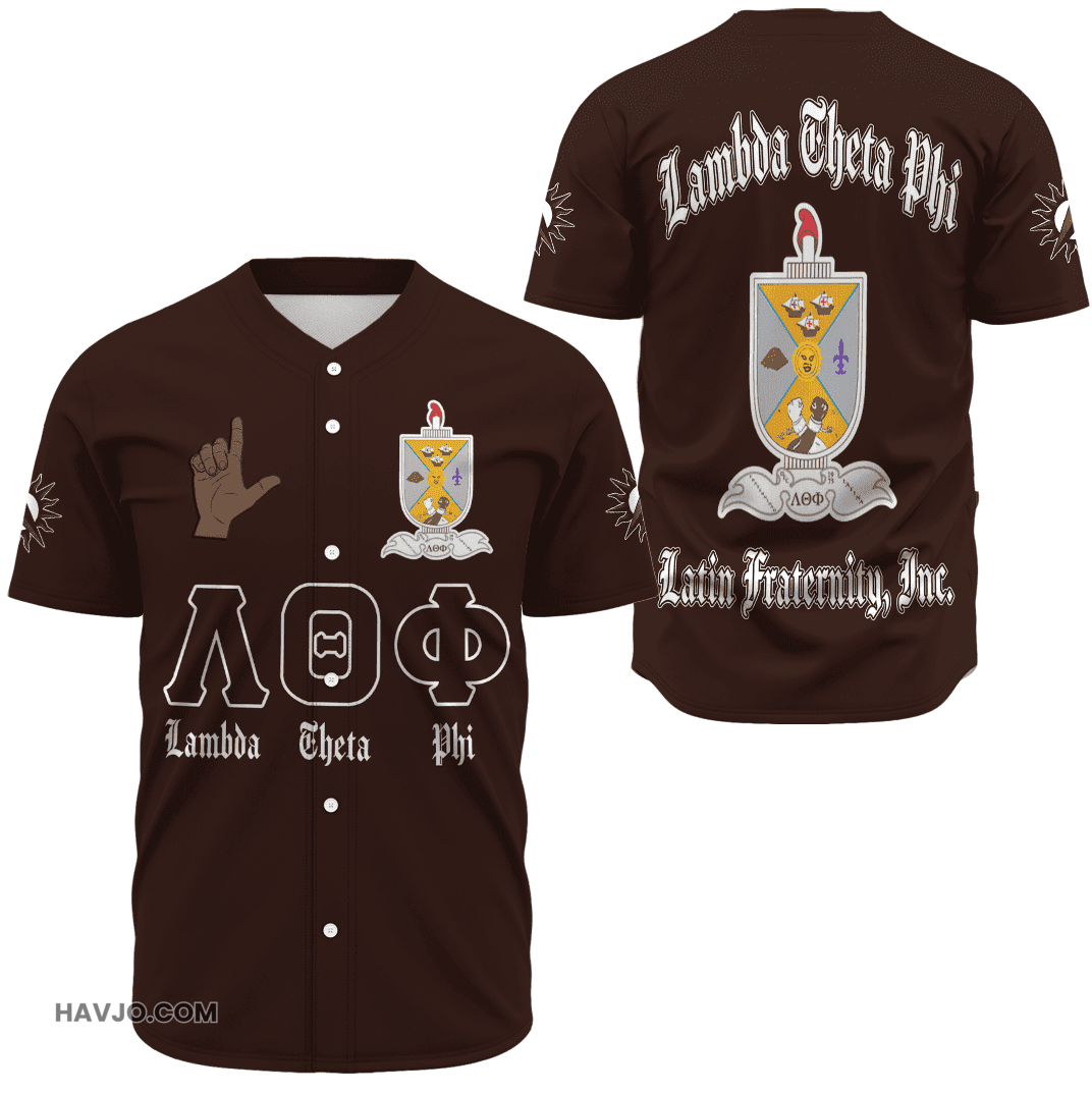 Lambda Theta Phi Latin Fraternity Baseball Jersey