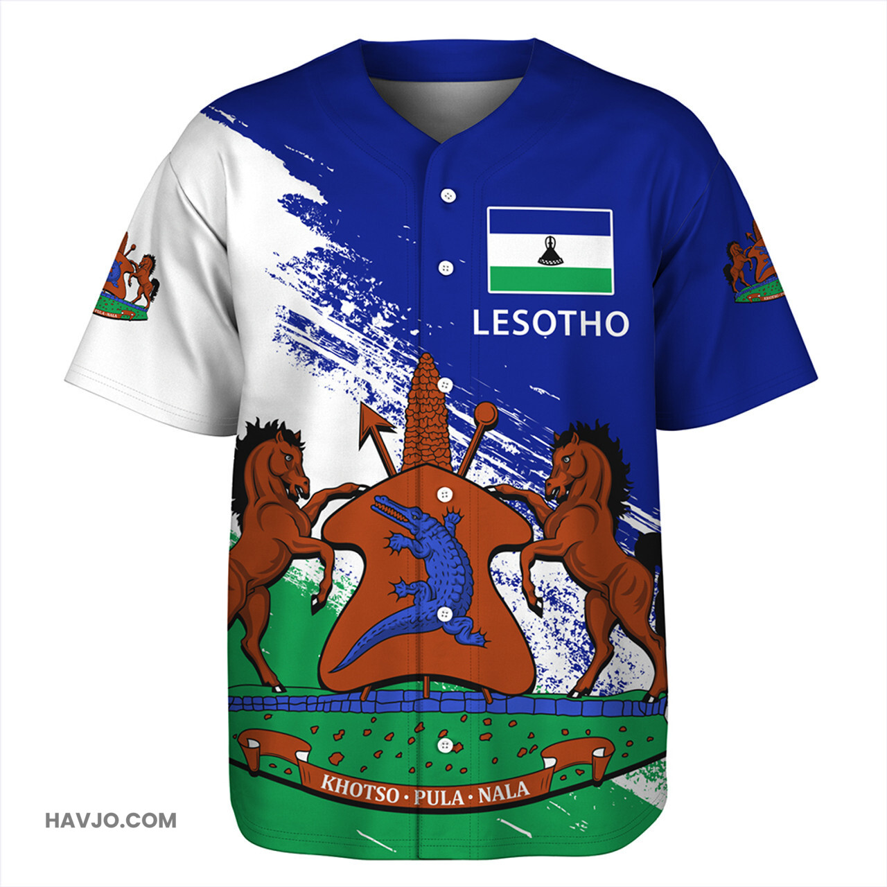 Lesotho Special Style Baseball Jersey