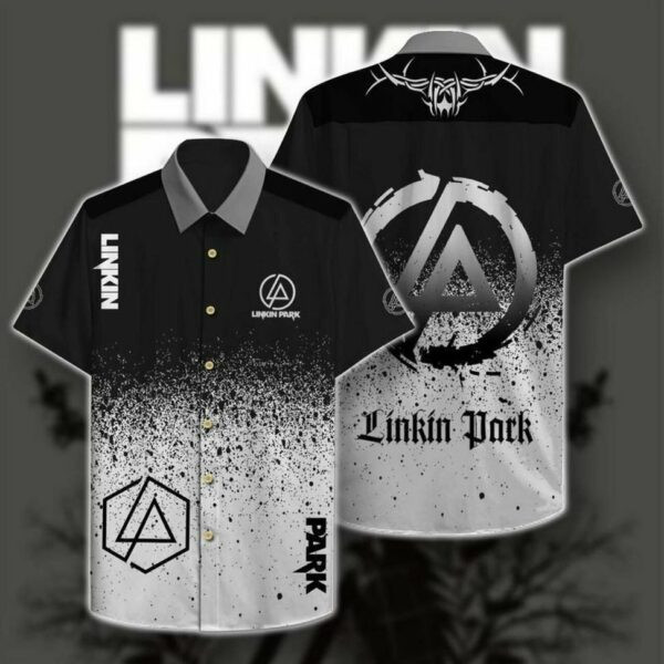 Linkin Park Music Band Hawaiian Beach Hawaiian Shirt Tropical Aloha Button Up