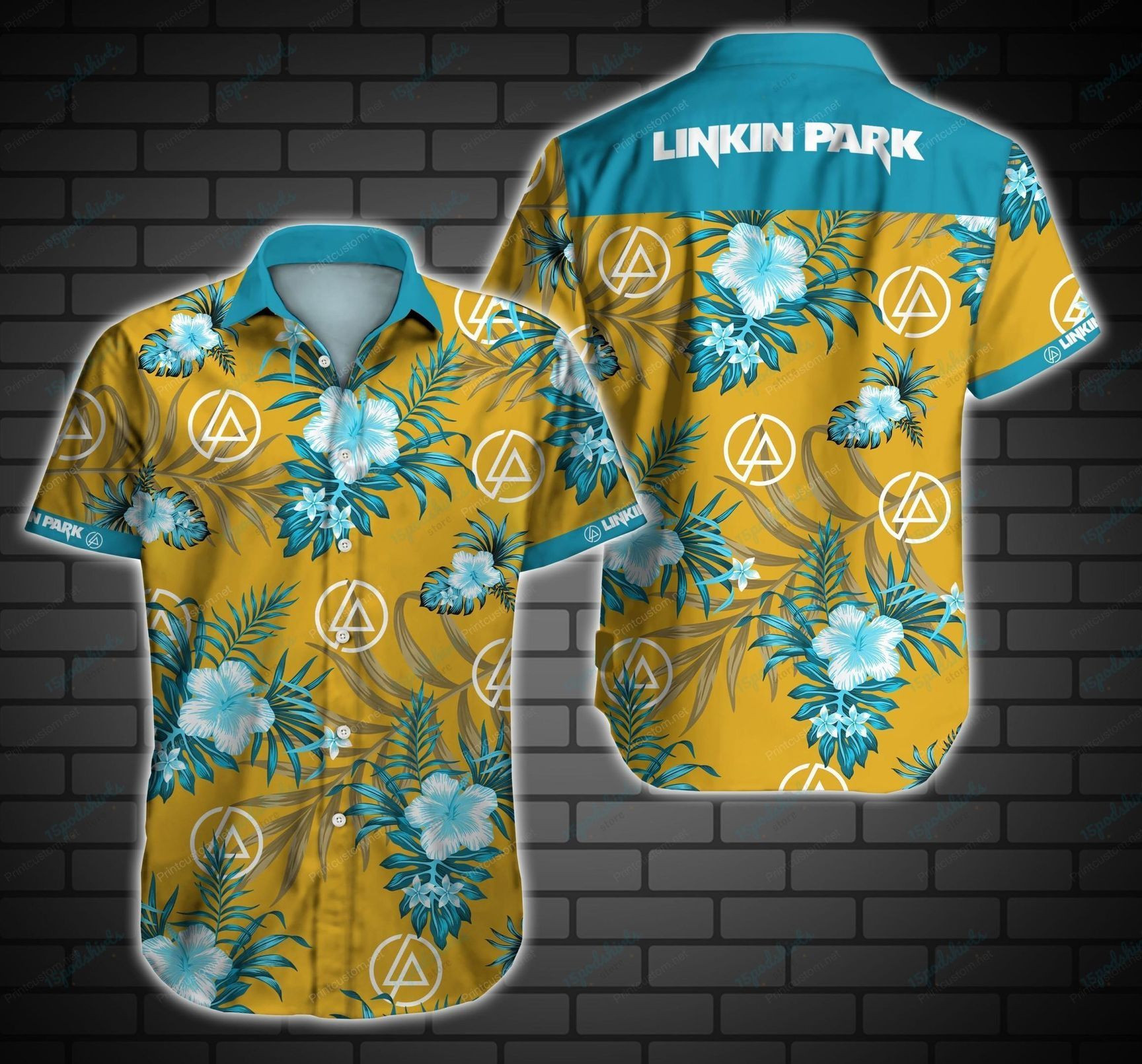 Linkin Park Style 3 Hawaiian Shirt Tropical Aloha Button Up