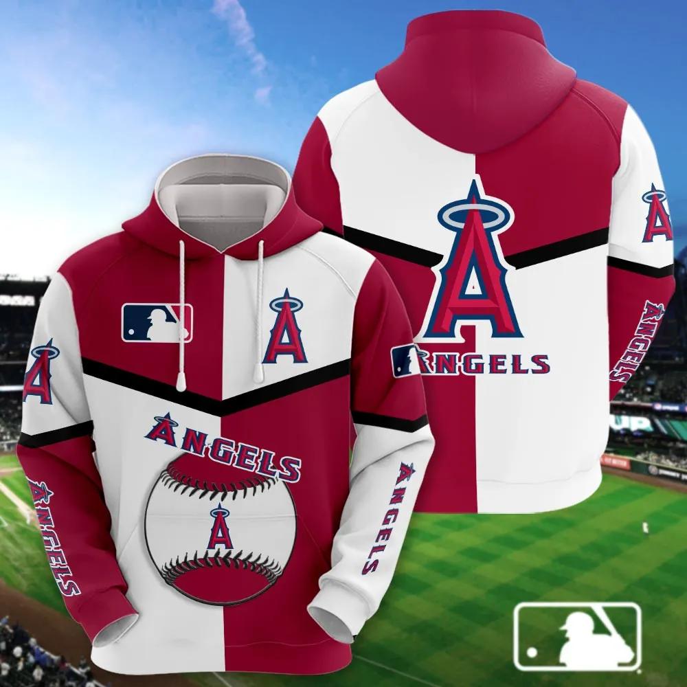 Los Angeles Angels 3D MLB All Over Print Hoodie