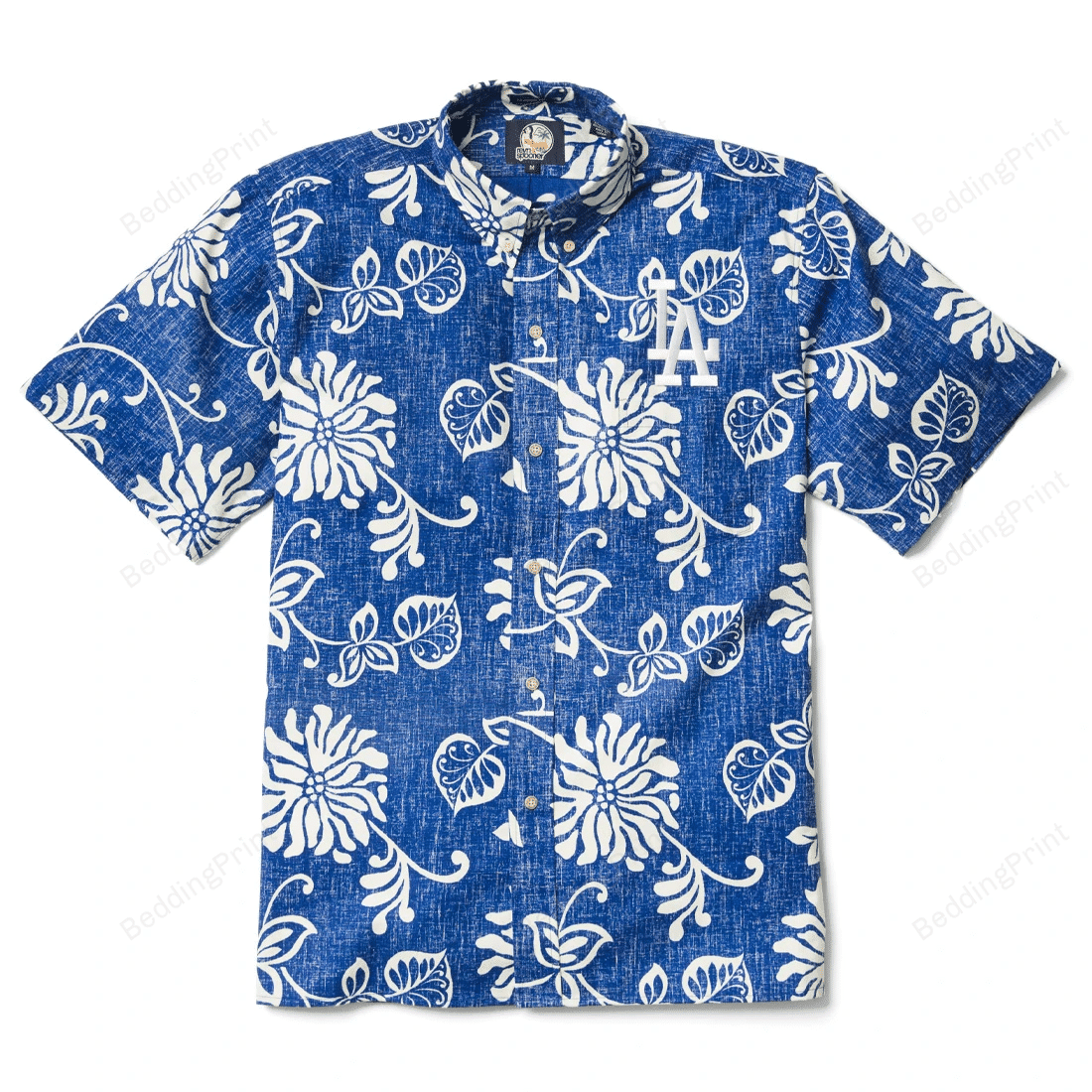 Los Angeles Doggers Nanea Hawaiian Shirt Tropical Aloha Button Up