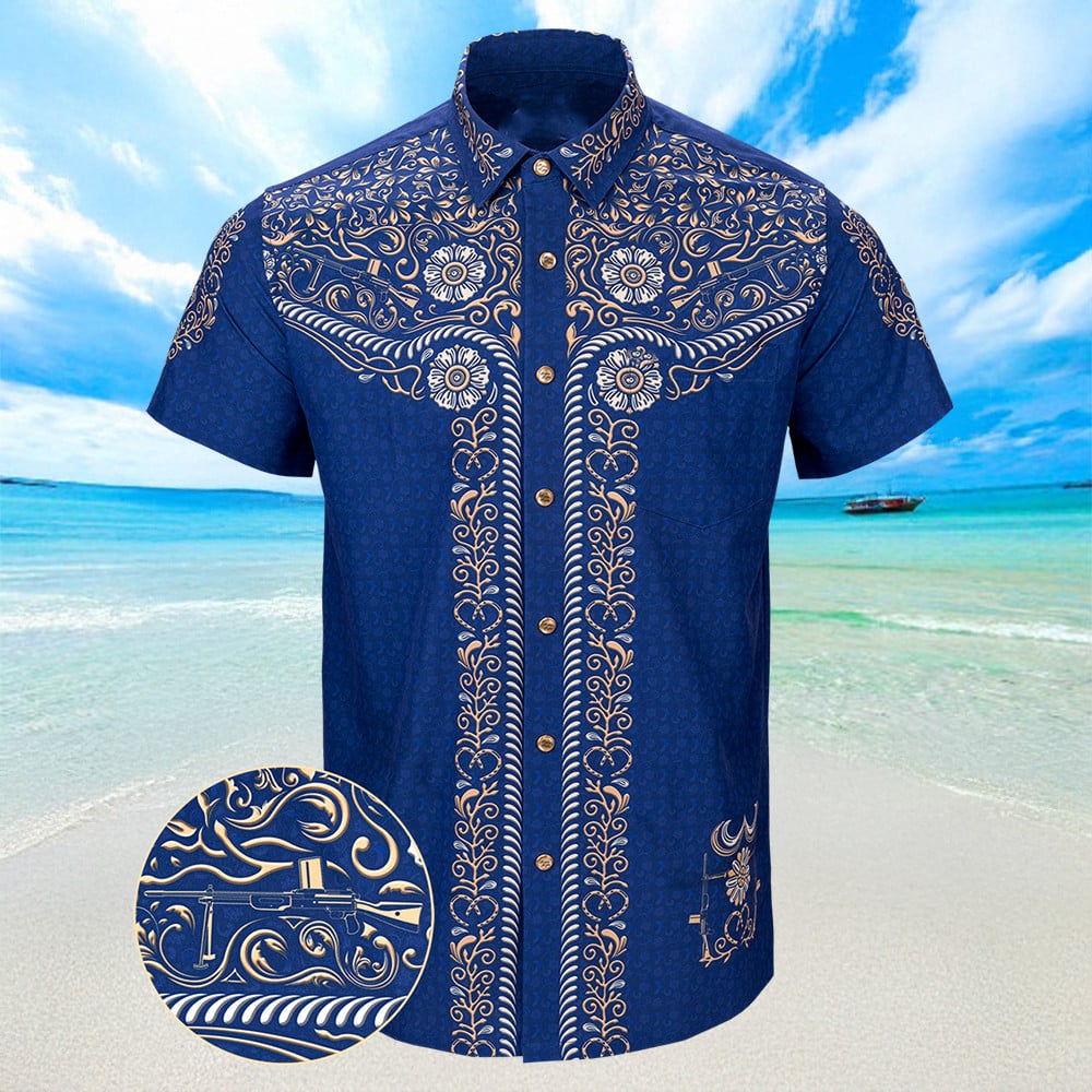 Los Charro Hawaiian Shirt Button Up Shirts Summer Gifts For Boyfriend