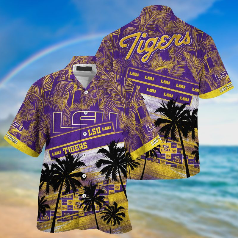 Lsu Tigers Ncaa Trending Summer Hawaiian Shirt Tropical Aloha Button Up