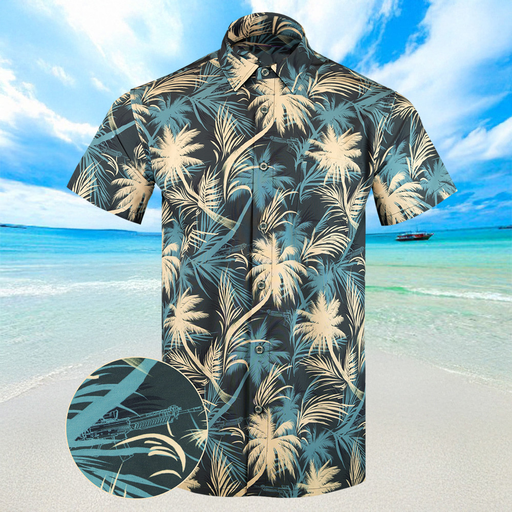 Luau Blue Hawaiian Shirt Button Shirt Summer Best Gifts For Boyfriend
