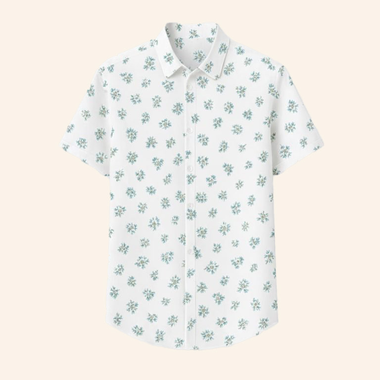 Luigi Mangione Model Floral Hawaiian Shirt Flower Aloha Shirt Clothing Gifts For Fans