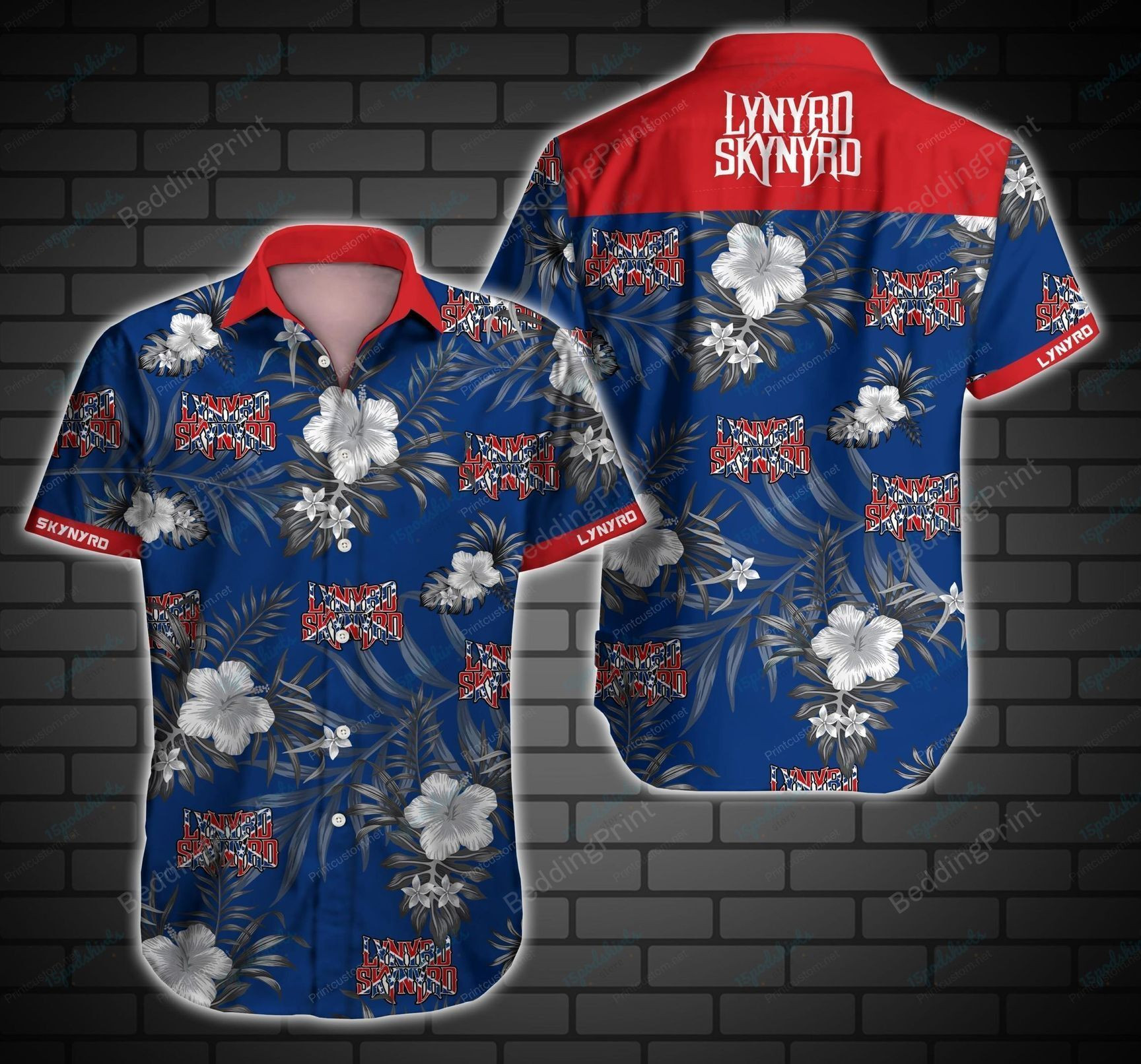 Lynyrd Skynyrd Style 2 Hawaiian Shirt Tropical Aloha Button Up