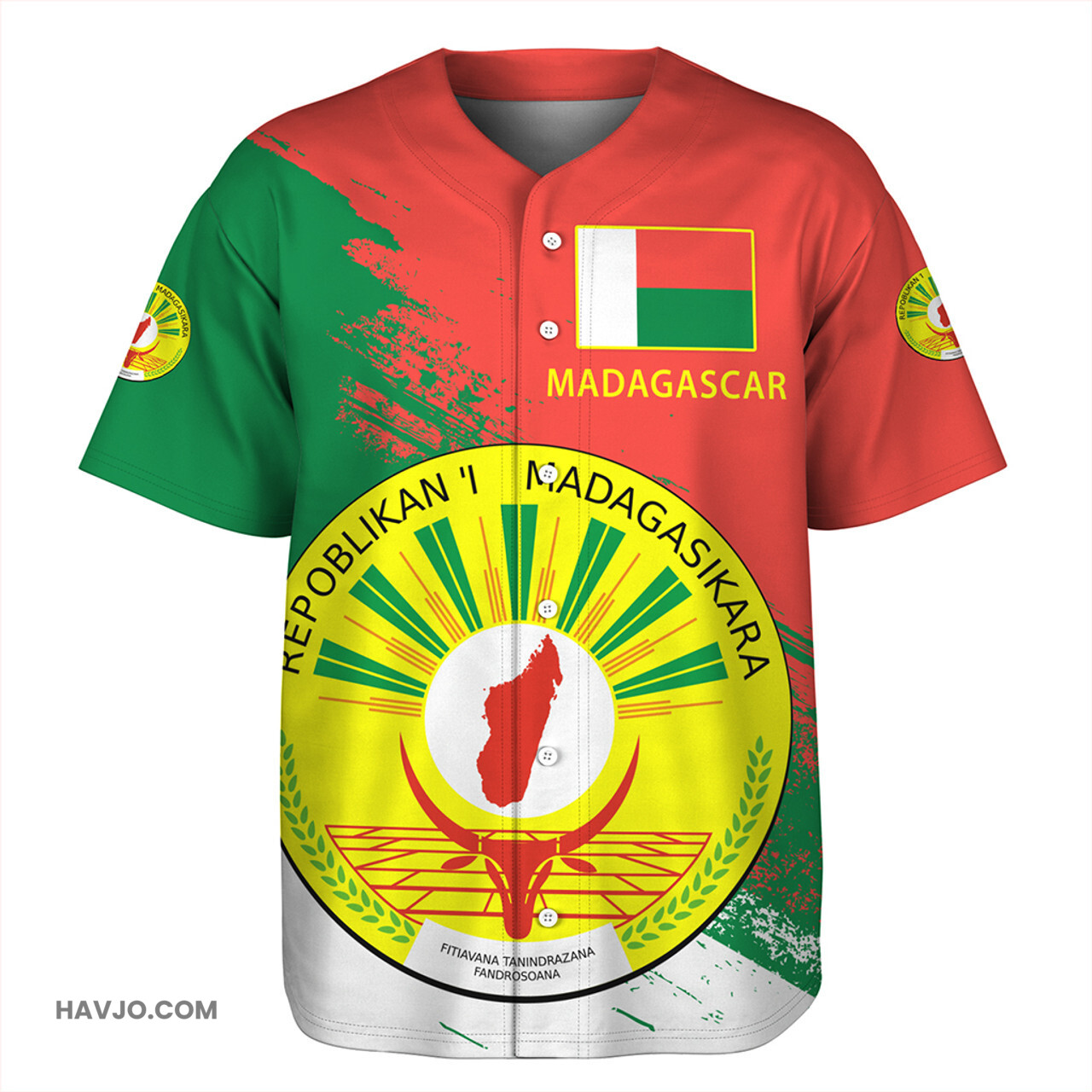 Madagascar Special Style Baseball Jersey