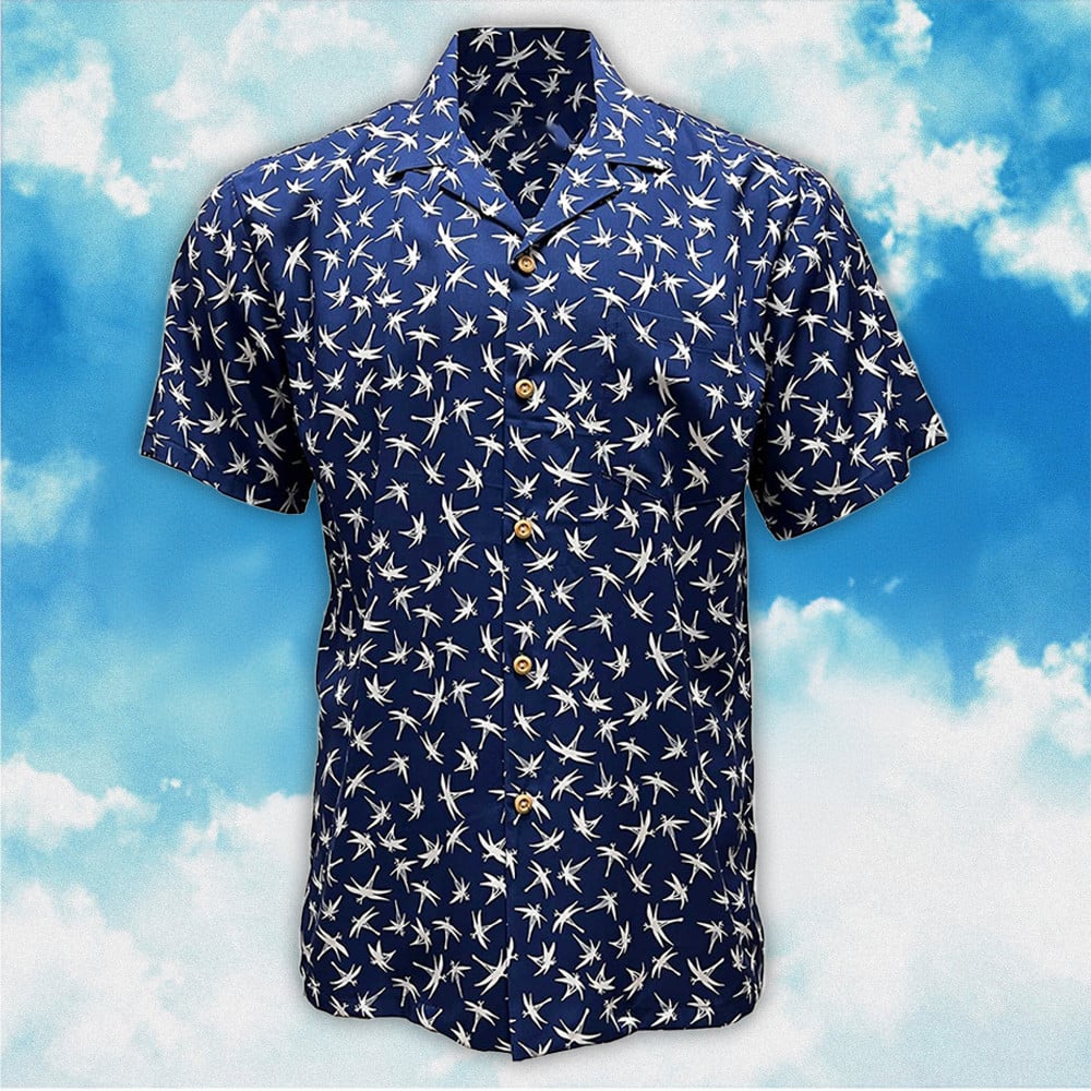 Magnum Pi Hawaiian Shirt Mens Summer Button Up Shirts Beach Shirt Gifts For Dad