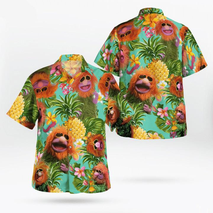Mahna Mahna Muppets Tropical Hawaiian Shirt Tropical Aloha Button Up