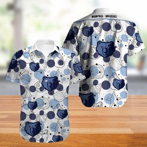 Memphis Grizzlies Hawaiian Shirt Tropical Aloha Button Up