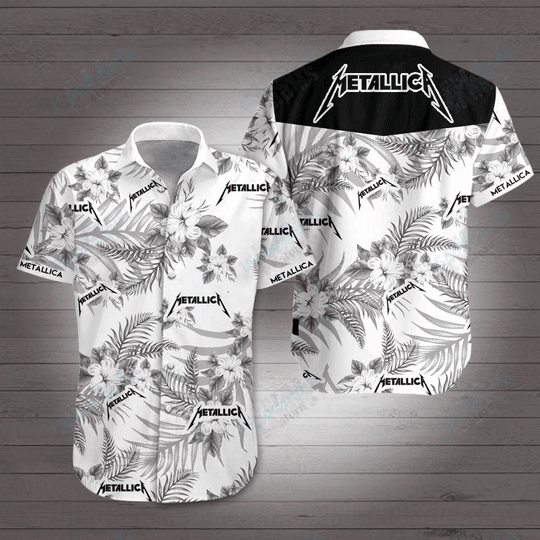 Metallica Us Hawaiian Shirt Tropical Aloha Button Up
