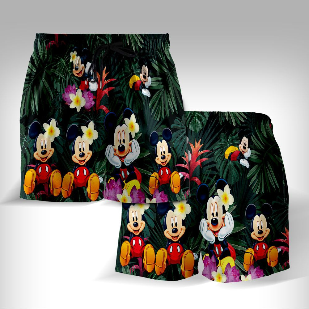 Mickey Mouse Summer Hawaiian Shirt Tropical Aloha Button Up