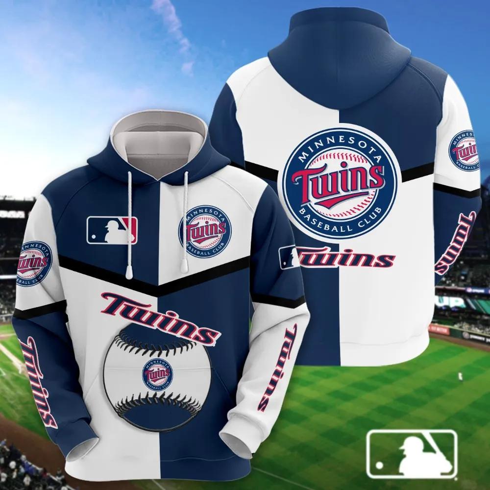 Minnesota Twins 3D MLB All Over Print Hoodie