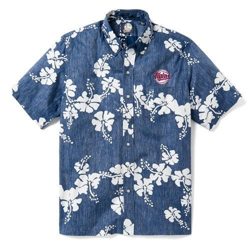 Minnesota Twins 50th State Hawaiian Shirt Tropical Aloha Button Up