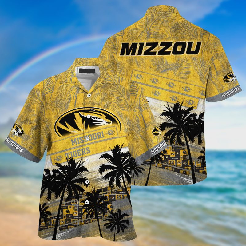 Missouri Tigers Ncaa Trending Summer Hawaiian Shirt Tropical Aloha Button Up