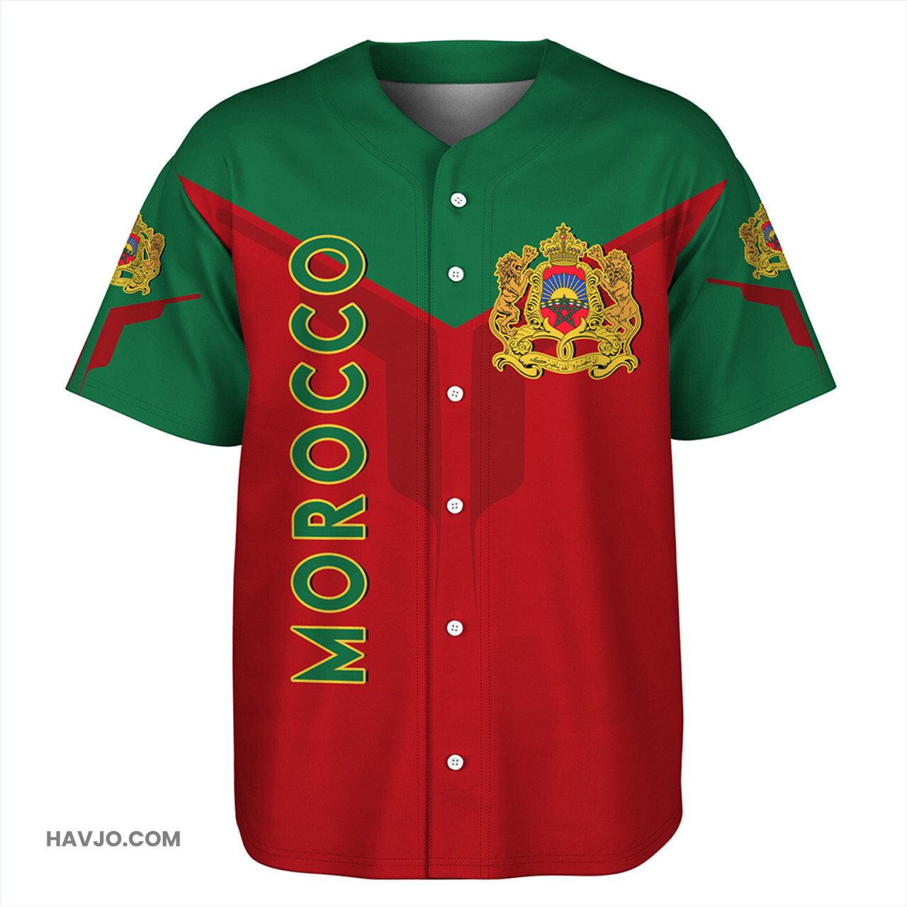 Morocco Arrow Style Baseball Jersey