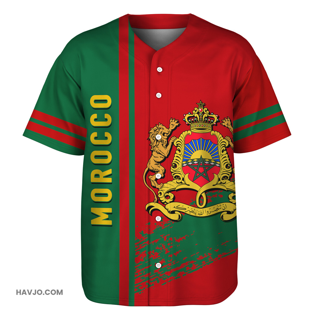 Morocco Quater Style Baseball Jersey