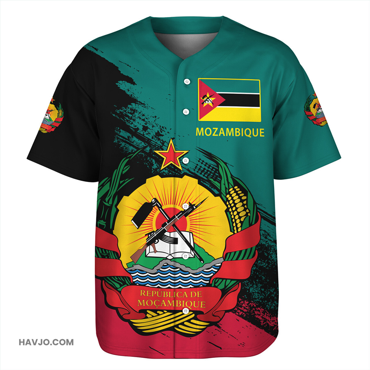 Mozambique Special Style Baseball Jersey
