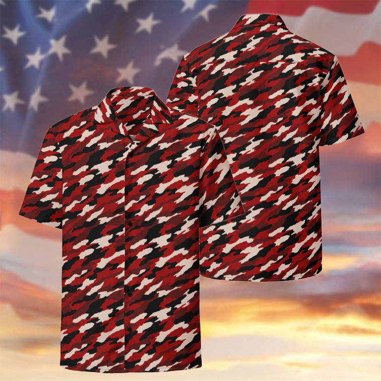 Multi Terrain Camo Pattern Hawaiian Shirt Stealthy And Stylish Aloha Shirt Military Gifts