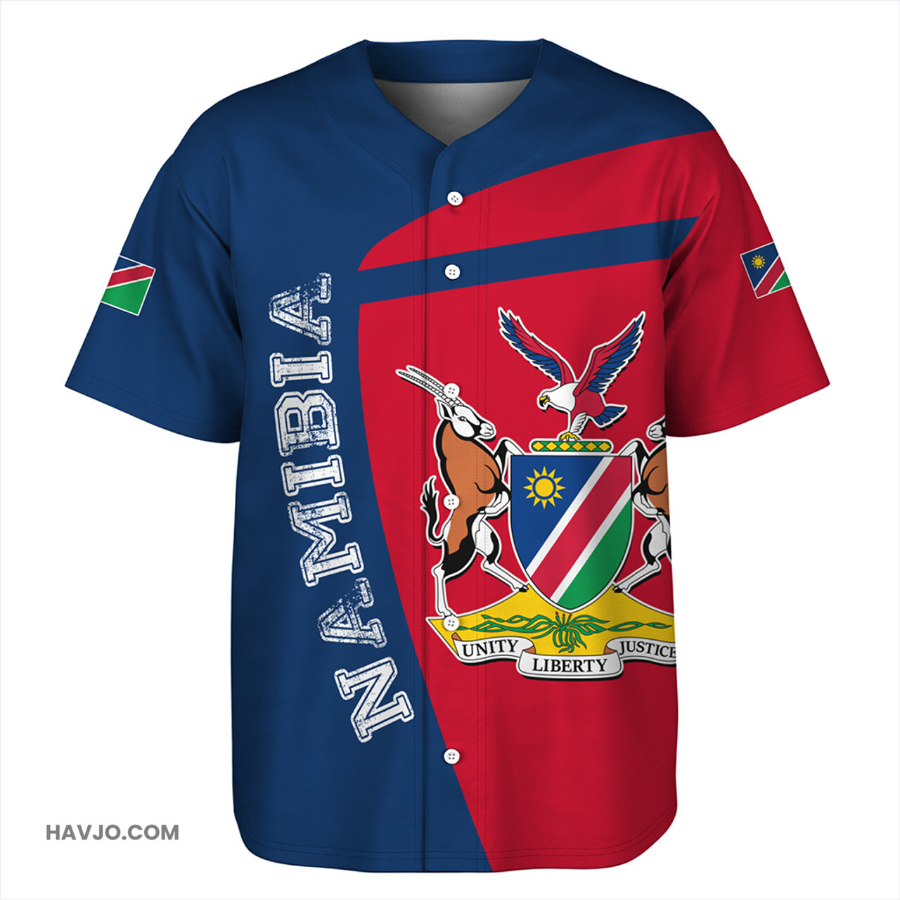 Namibia Half Concept Baseball Jersey