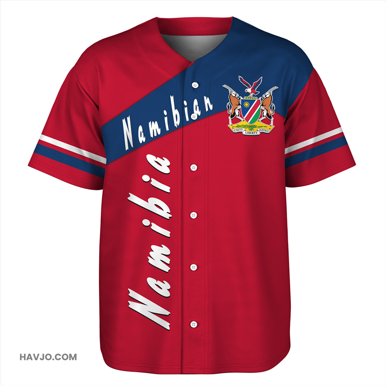 Namibia Sport Style Baseball Jersey