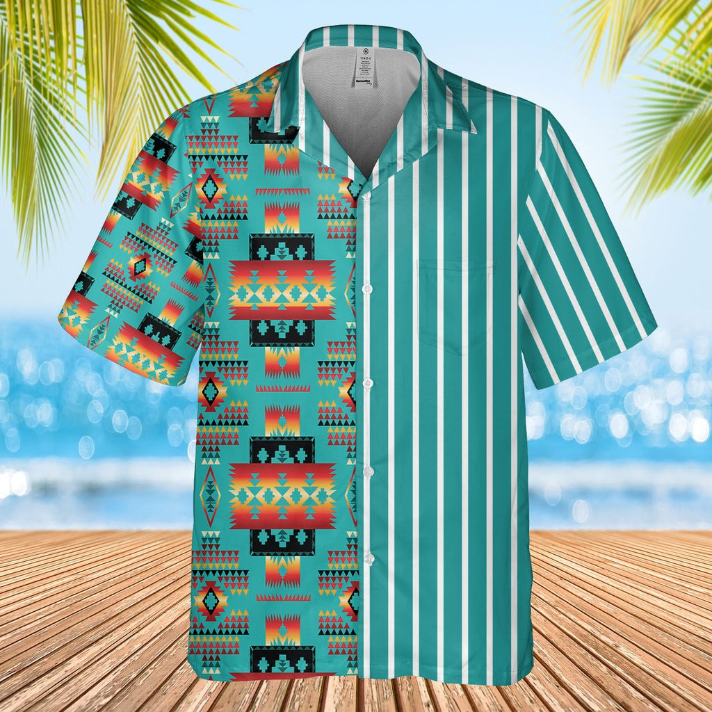 Native American Hawaiian Shirt Men's Modern Native American Clothing Themed Gift Items