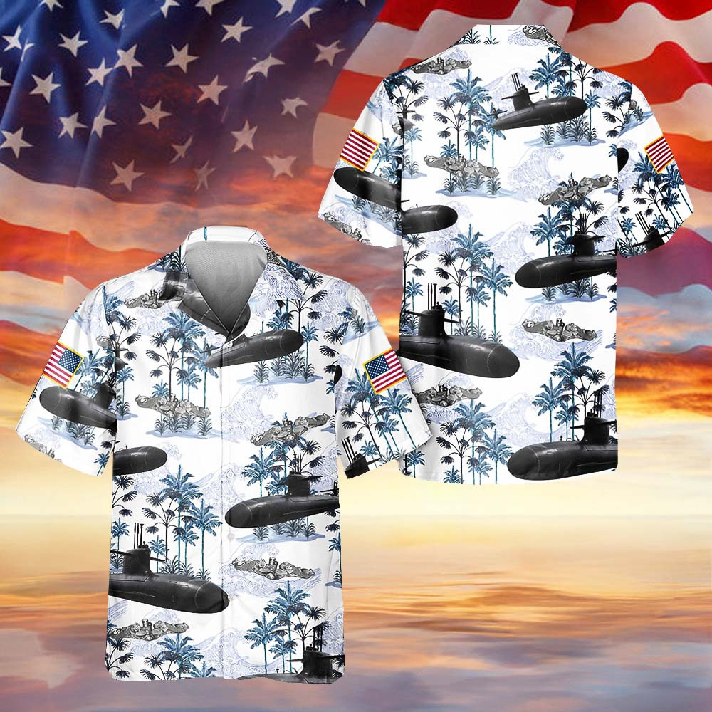 Navy Submarines 250th Birthday Hawaiian Shirt US Navy Memorabilia Gift For Him