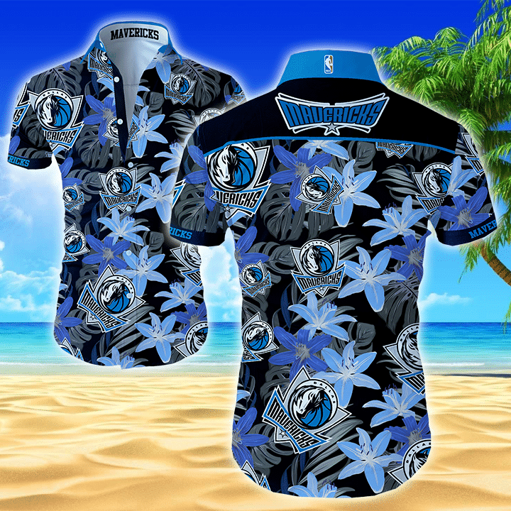 Nba Dallas Mavericks Hawaiian Shirt Tropical Aloha Button Up