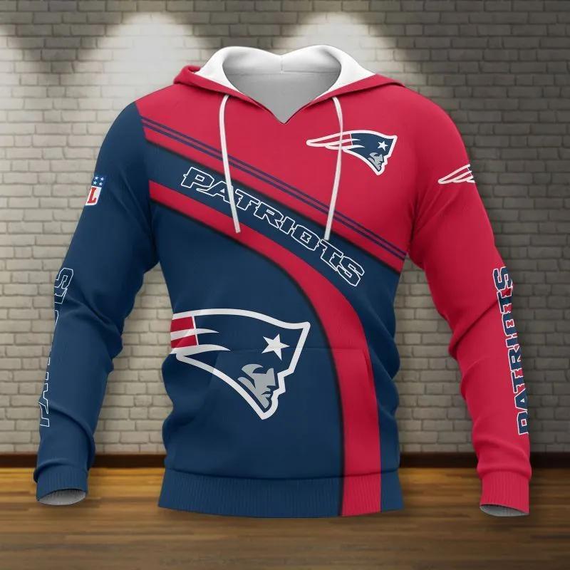 New England Patriots NFL3D All Over Print Hoodie