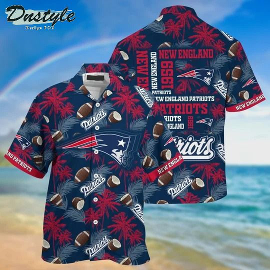 New England Patriotsnew Gift For Summer Hawaiian Shirt Tropical Aloha Button Up
