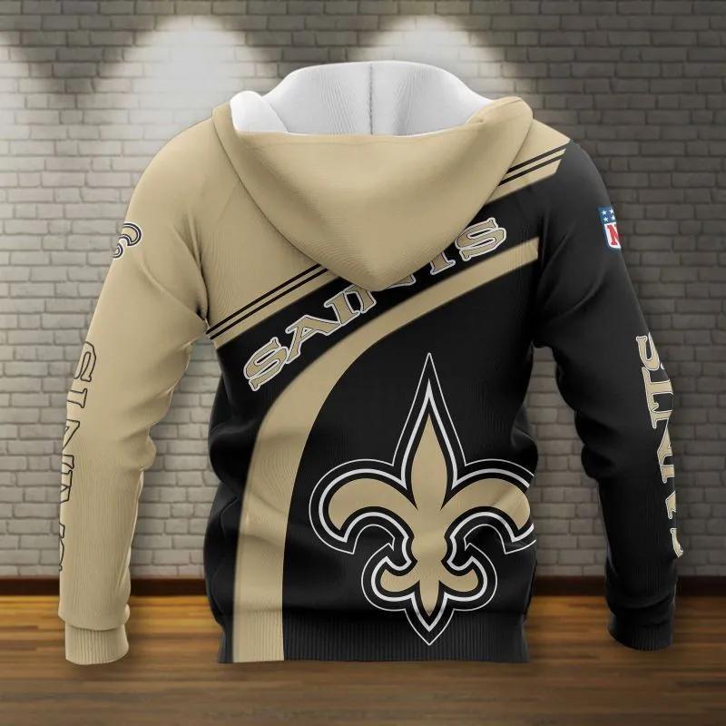 Alternative view of New Orleans Saints NFL3D All Over Print Hoodie