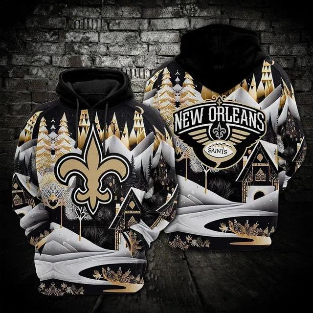 New Orleans Saints Town NFL 3D All Over Print Hoodie