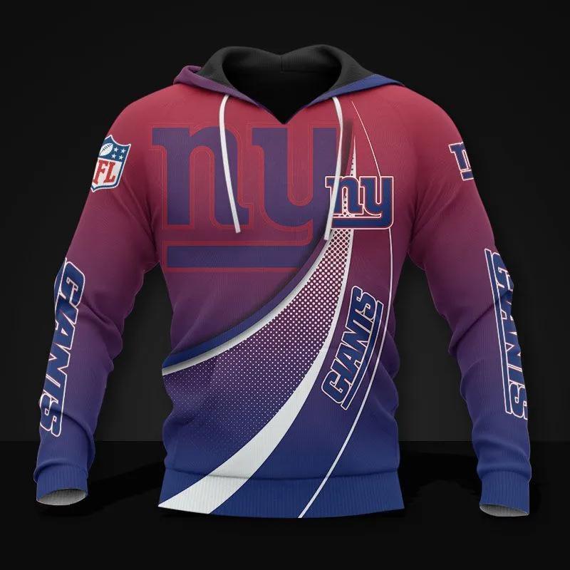 New York Giants NFL 3D All Over Print Hoodie