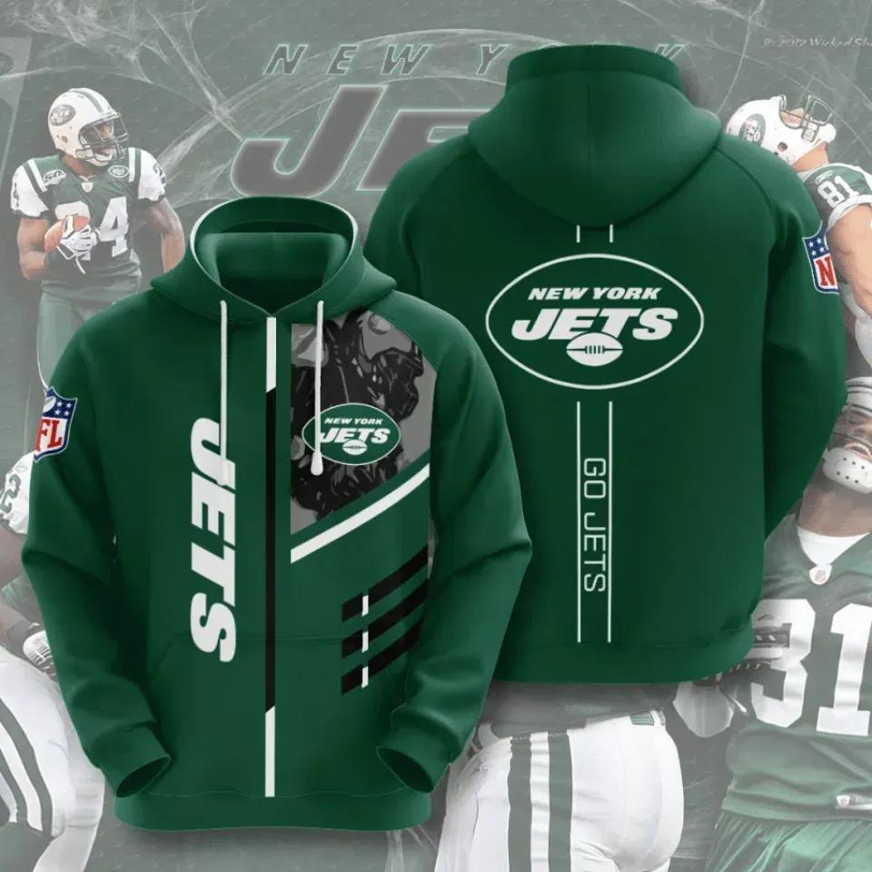 New York Jets NFL 3D All Over Print Hoodie