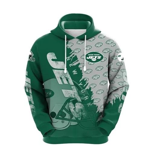 New York Jets NFL 3D All Over Print Hoodie