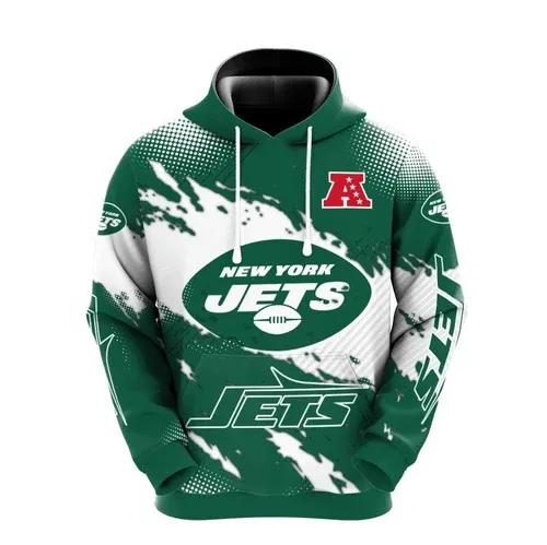 New York Jets NFL 3D All Over Print Hoodie