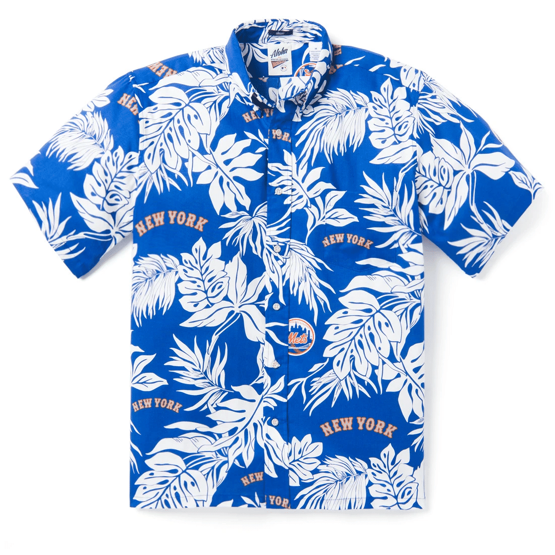 New York Mets Aloha Mlb Hawaiian Shirt Tropical Aloha Button Up